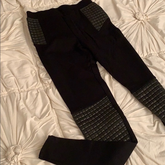 Benjamin Jay leggings with faux leather - Picture 2 of 6